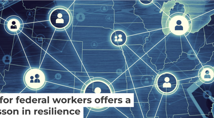 Federal employees under pressure are finding each other online, building networks that span agencies and regions. metamorworks/Getty Images